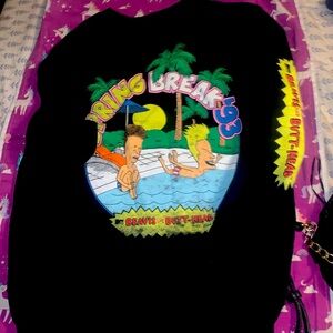 🩷💛Original Beavis and Butthead SweatShirt Authentic Vintage Item!Large💛🩷